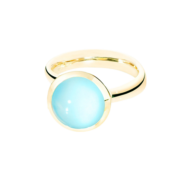 Tamara Comolli Bouton Aqua-Chalcedon Ring