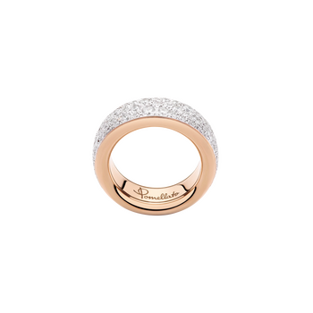 PAC4008 O7WHR DB000 030 Pomellato iconica slim ring rose gold 18kt diamond ac0af26f895d43fd2