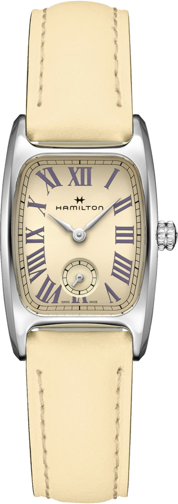 Hamilton Boulton M Quarz Vanilla & Lavender 23,5 x 27,4mm