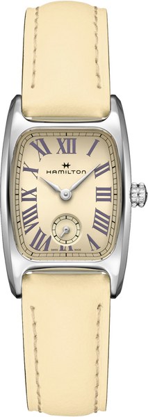 Hamilton Boulton M Quarz Vanilla & Lavender 23,5 x 27,4mm