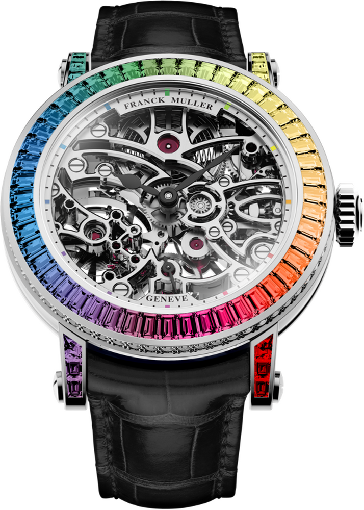 Franck Muller Round Skeleton Baguette 30,5 x 36,5mm