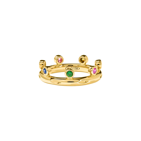 Tamara Comolli Gypsy Crown Brilliant Cut Candy Ring
