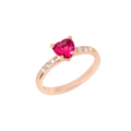 Dodo heart ring