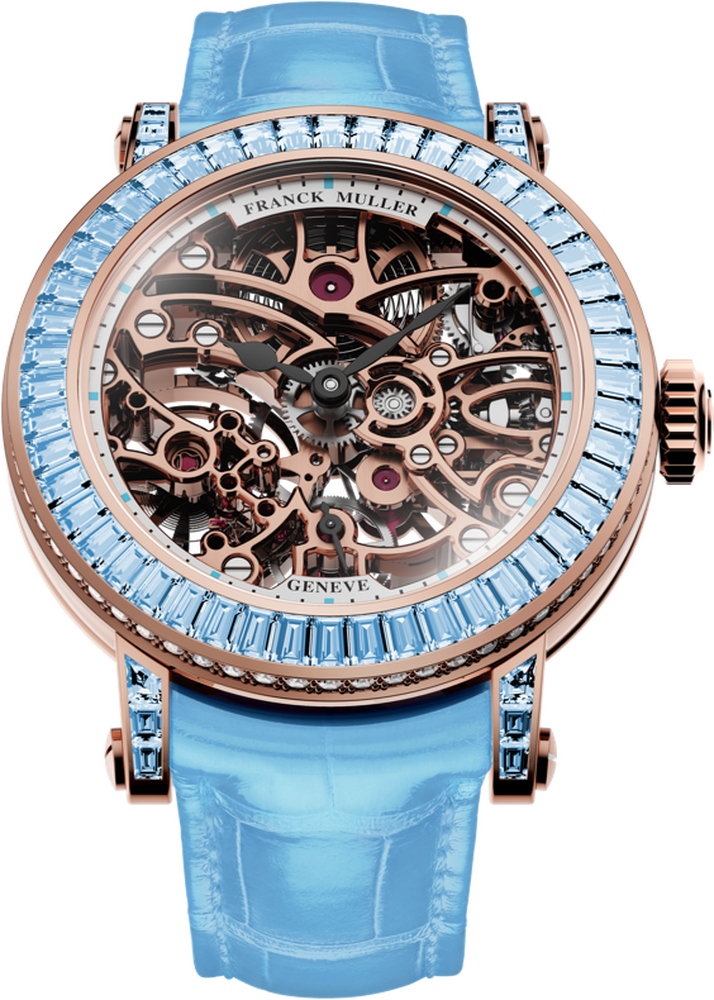 Franck Muller Round Skeleton Baguette 30.5 x 36.5mm