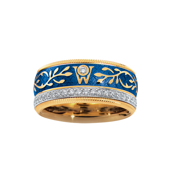 Wellendorff noble FORGET-ME-NOT. ring