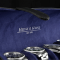 Heisse & Söhne watch roll Rondo 5 - black / blue