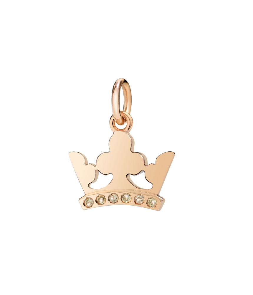 Dodo royal crown diamond Pendant