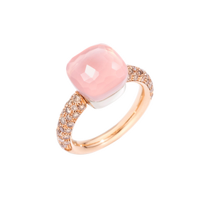 Pomellato Nudo Classic Rose Quartz Ring