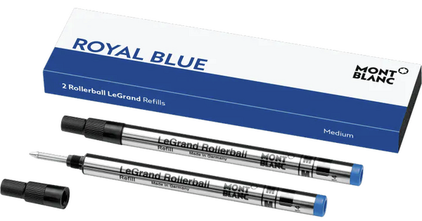 Montblanc LeGrand 2 rollerball refills (M), Royal Blue