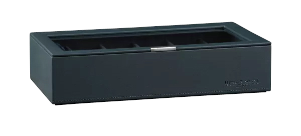 Heisse & Söhne Stapelbares Schmuckkästchen Mirage XL - Oberteil: Uhrenbox für 12 Uhren