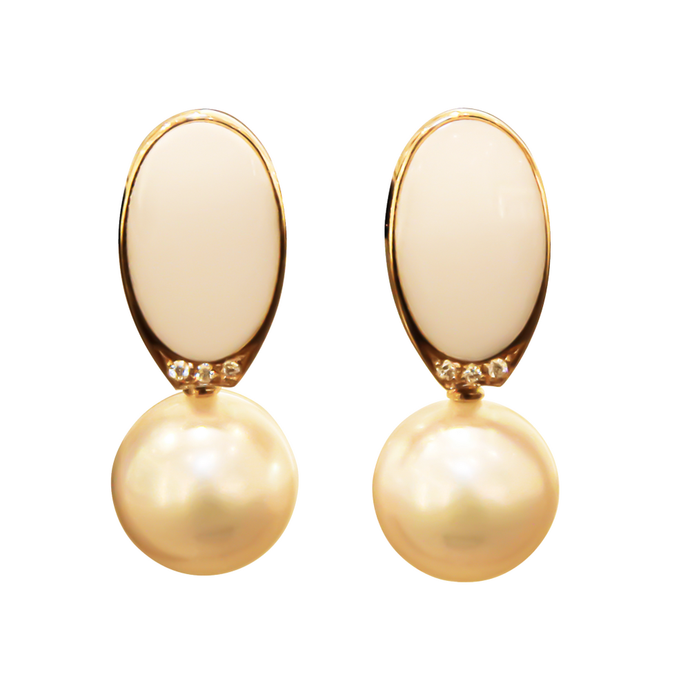 Brogle Selection Ocean pearl earrings