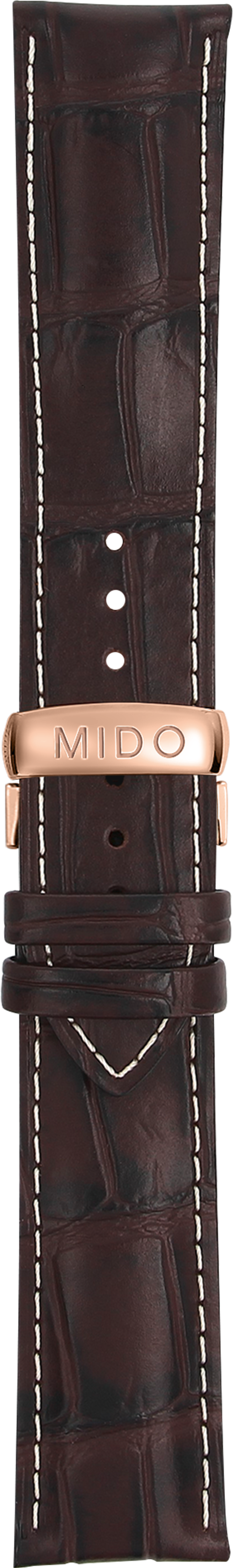 Mido Multifort braunes Rindsleder-Armband