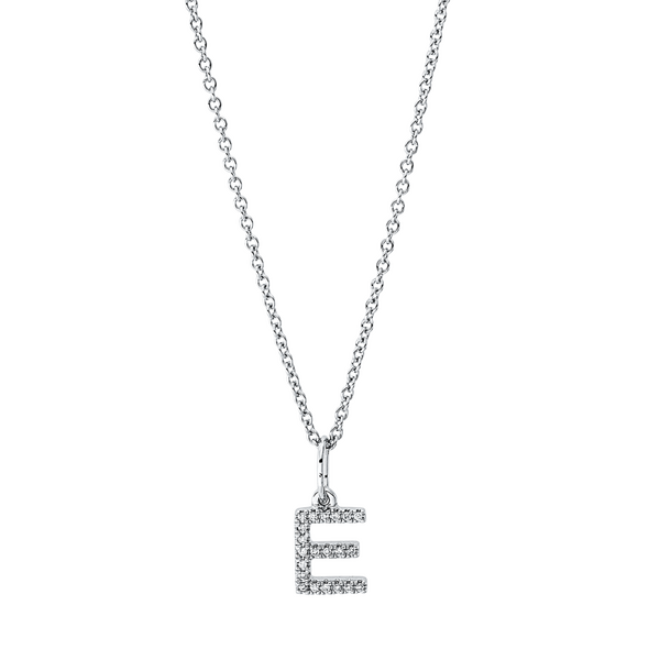 Brogle Selection Spirit letter E necklace with pendant