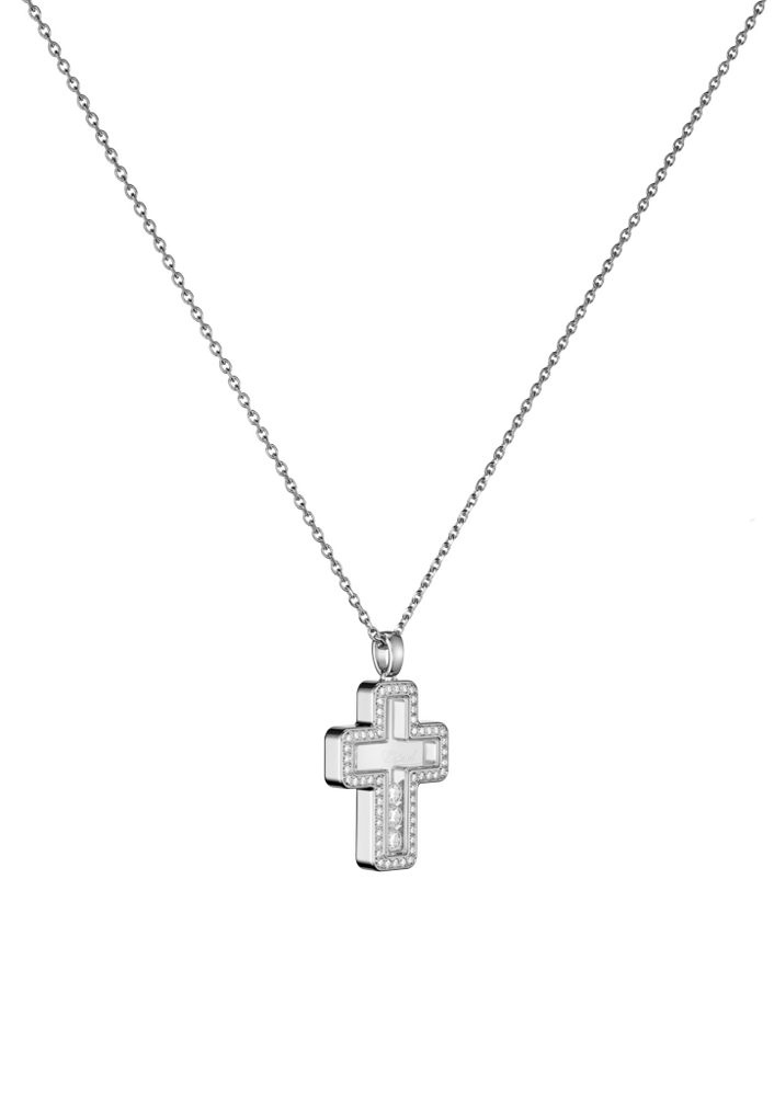 Chopard Happy Diamonds Cross Necklace with Pendant