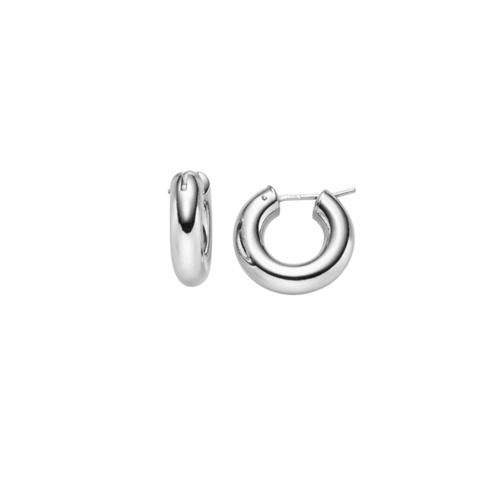Brogle Selection Essentials hoop earrings 585 6mm