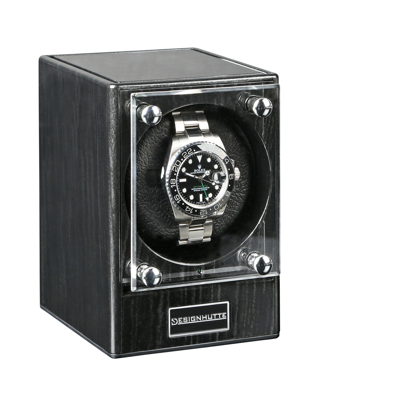Designhütte Uhrenbeweger Piccolo - Dark Ebony (ohne Netzteil)