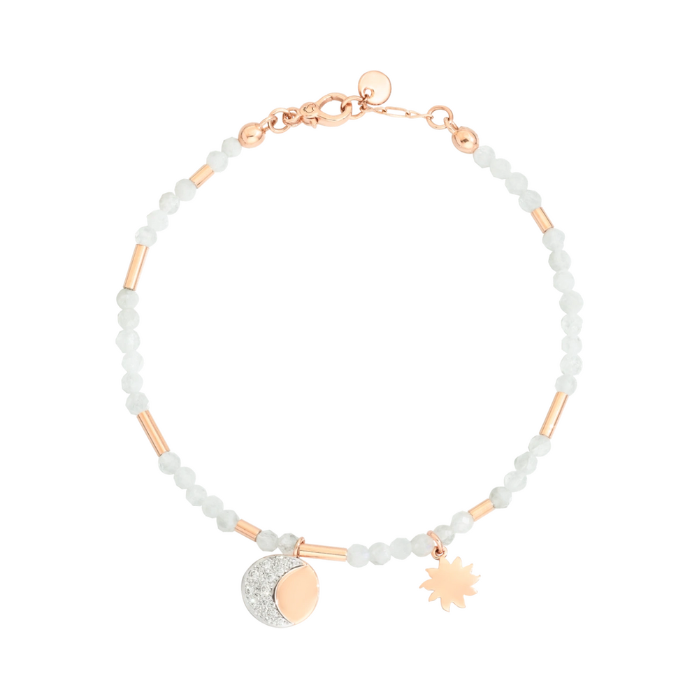 Dodo Moon & Sun bracelet with pendant