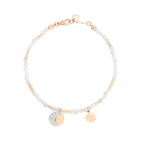 Dodo Moon & Sun bracelet with pendant