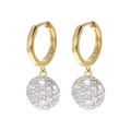 Bronzallure Golden hoop earrings