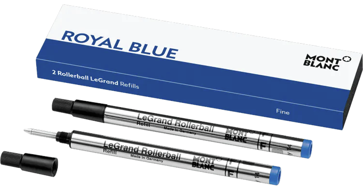Montblanc 2 rollerball refills LeGrand (F), Royal Blue