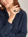 Tamara Comolli Hippie Glam small London topaz ring