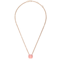 Pomellato Nudo Rosenquarz Halskette mit Anhänger