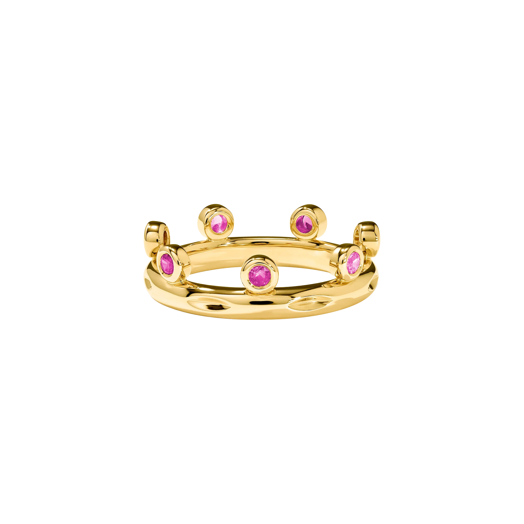 Tamara Comolli Gypsy Crown Brilliant Cut Blush Ring