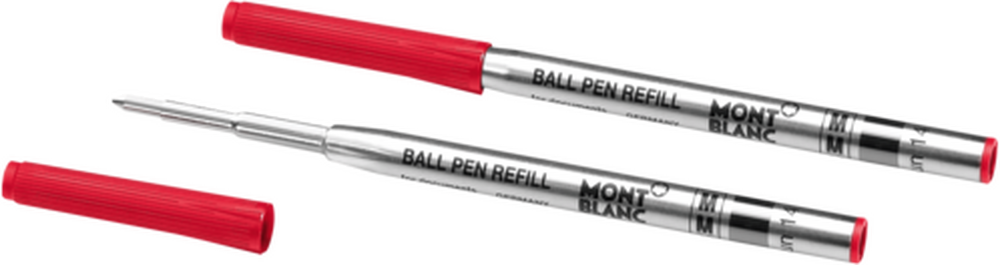 Montblanc 2 Modena Red (M) Ballpoint Pen Refills