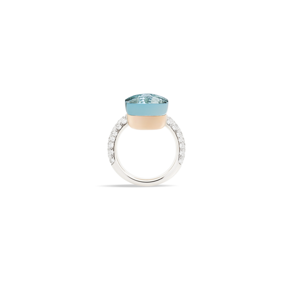 Pomellato Nudo Maxi Blue Topaz Ring
