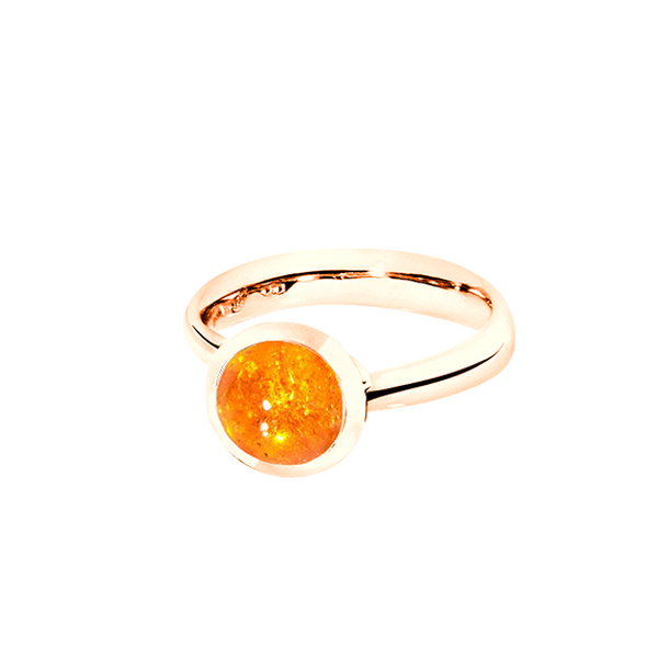 Tamara Comolli Bouton Mandarin-Granat L Ring