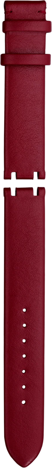 Union Glashütte Kalbsleder-Armband rot