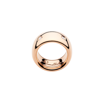 PAC4007 O7000 DB000 030 Pomellato iconica medium large ring rose gold 18kt 5 diamonds a933bb70e9492d453