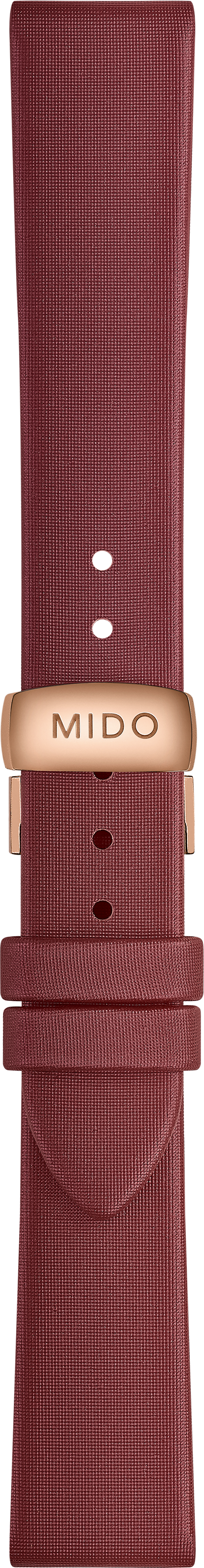 Mido Belluna red textile bracelet