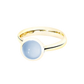 Tamara Comolli Bouton Blauer Chalcedon S Ring