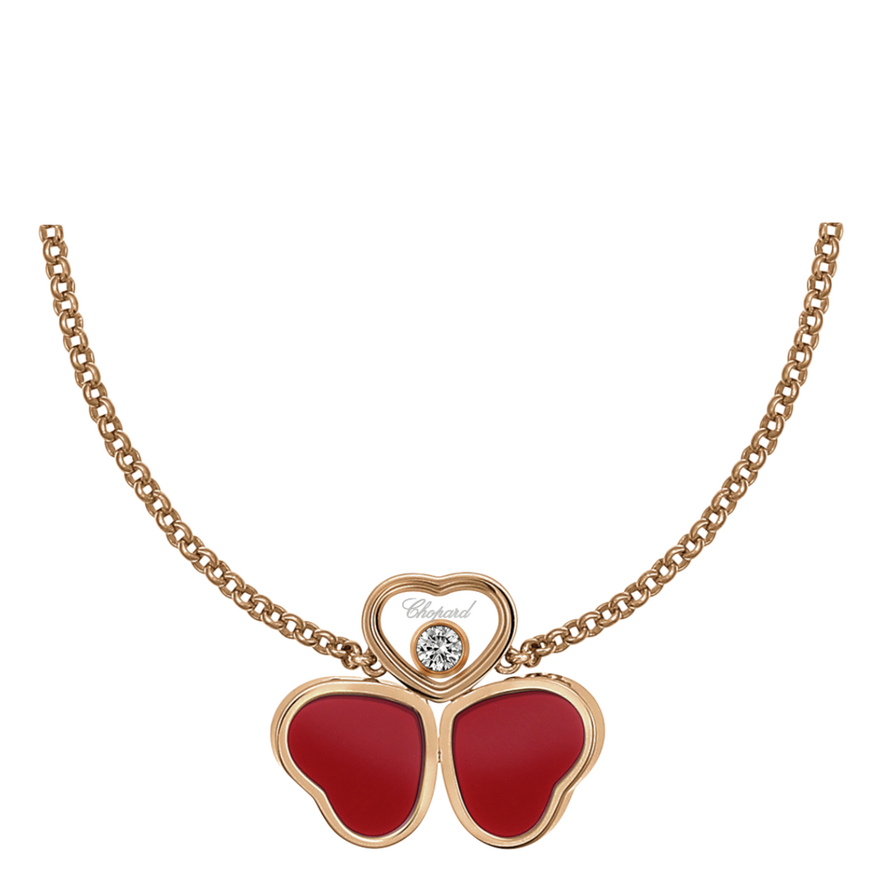 Chopard Happy Hearts Wings Necklace with Pendant