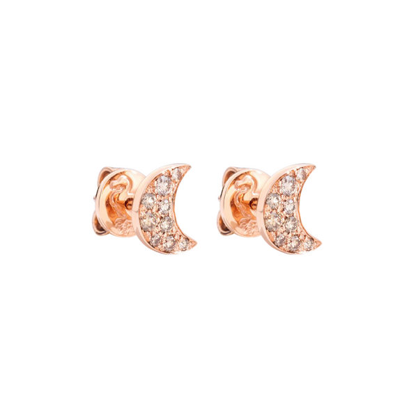 Dodo half moon stud earrings