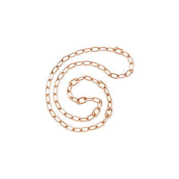 175981 DCC1004 CHAIN 00RAG 020 Dodo essentials openable link necklace 18k rose gold plated silver m64b029a65882663d