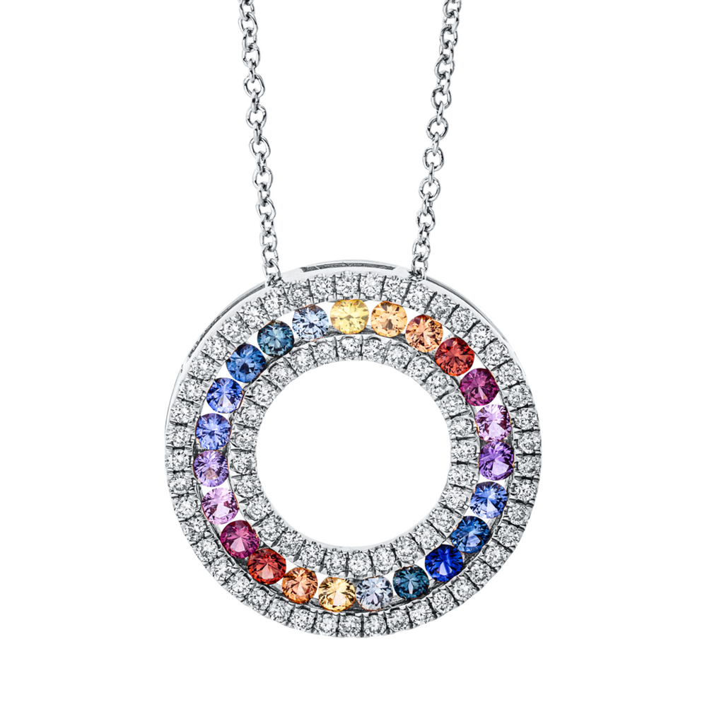 Brogle Selection Rainbow necklace