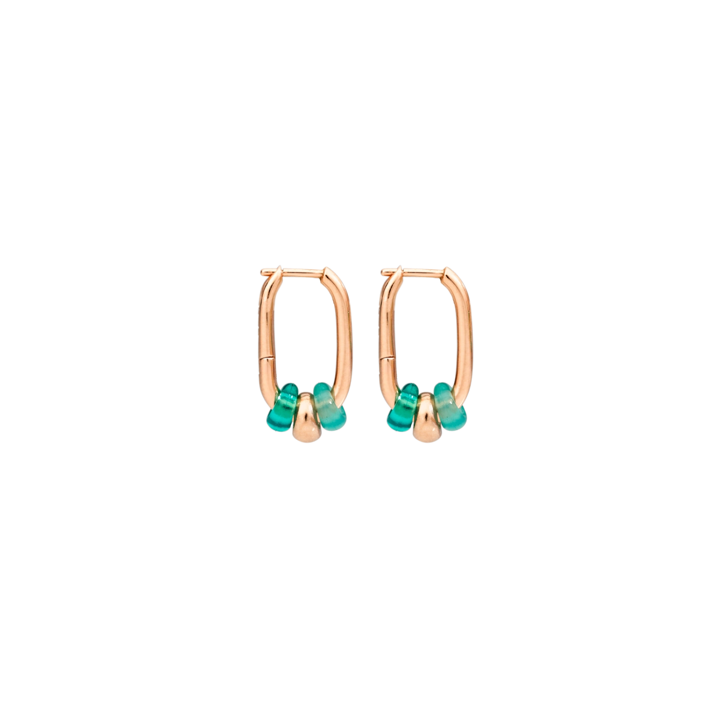 Dodo Rondelle hoop earrings