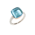 Pomellato Nudo Maxi Blue Topaz Ring