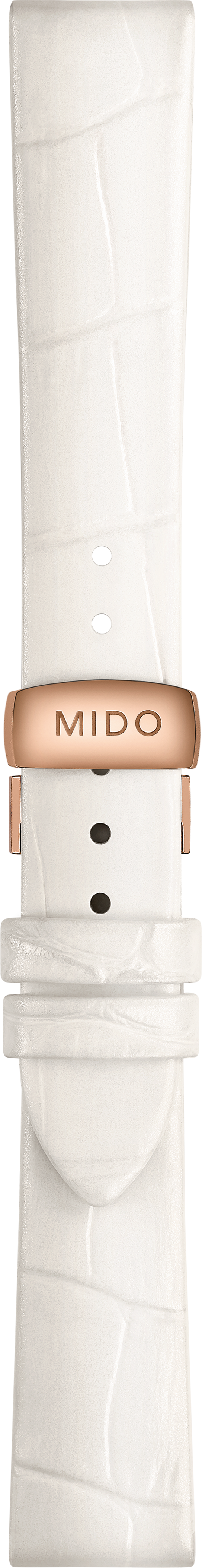 Mido Belluna weißes Rindsleder-Armband