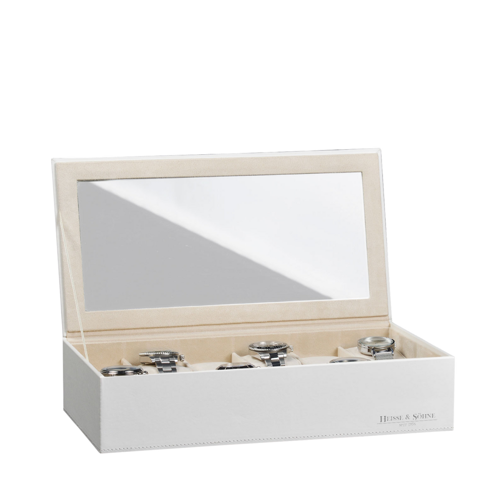 Heisse & Söhne Stackable Jewelry Box Mirage XL - Top: Watch Box for 12 Watches
