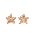 Dodo starfish diamond stud earrings