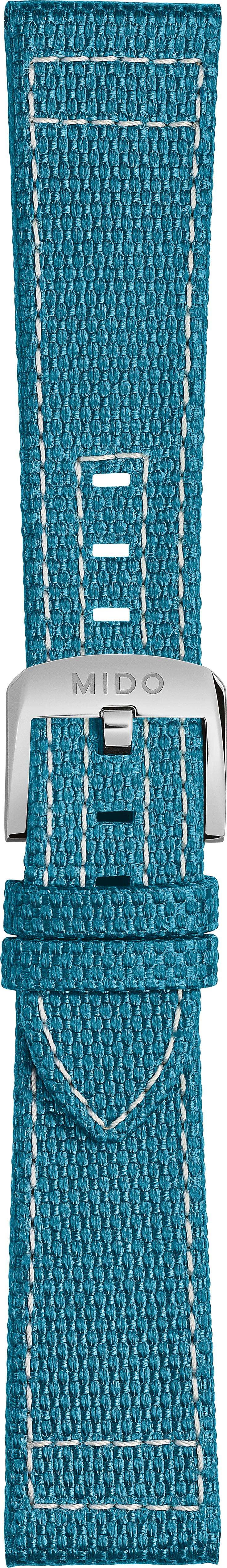 Mido Ocean Star blue textile bracelet