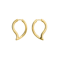 Tamara Comolli Signature Hoop Twisted Drop Earrings