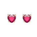 Dodo heart stud earrings