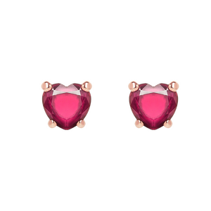 Dodo heart stud earrings