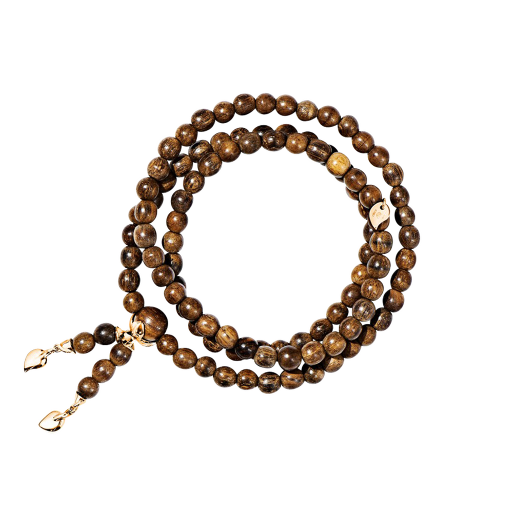 Tamara Comolli India Snakewood plain snakewood bracelet and necklace