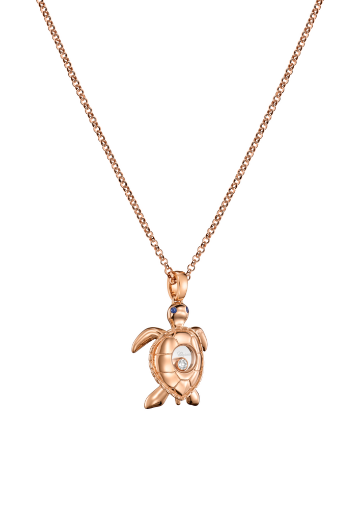 Chopard Happy Diamonds tortoise necklace