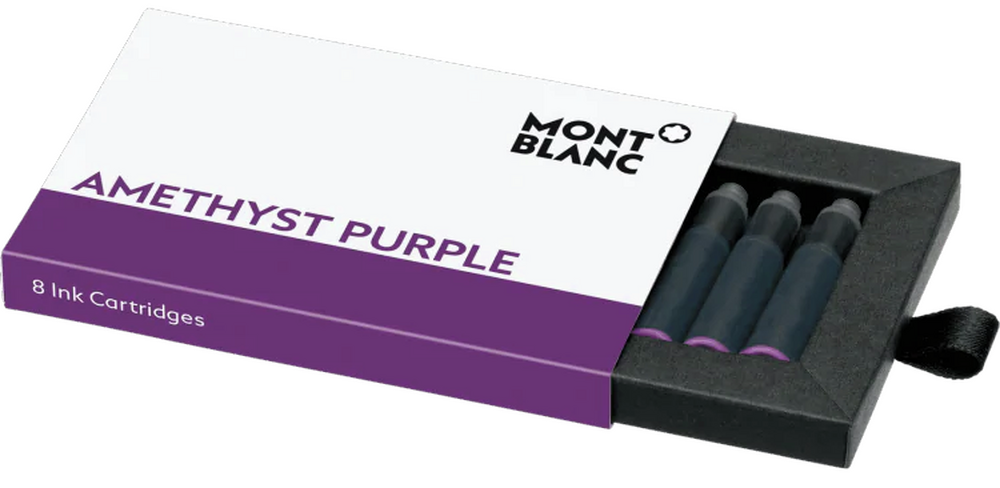 Montblanc Ink Cartridges, Amethyst Purple, Pack of 8